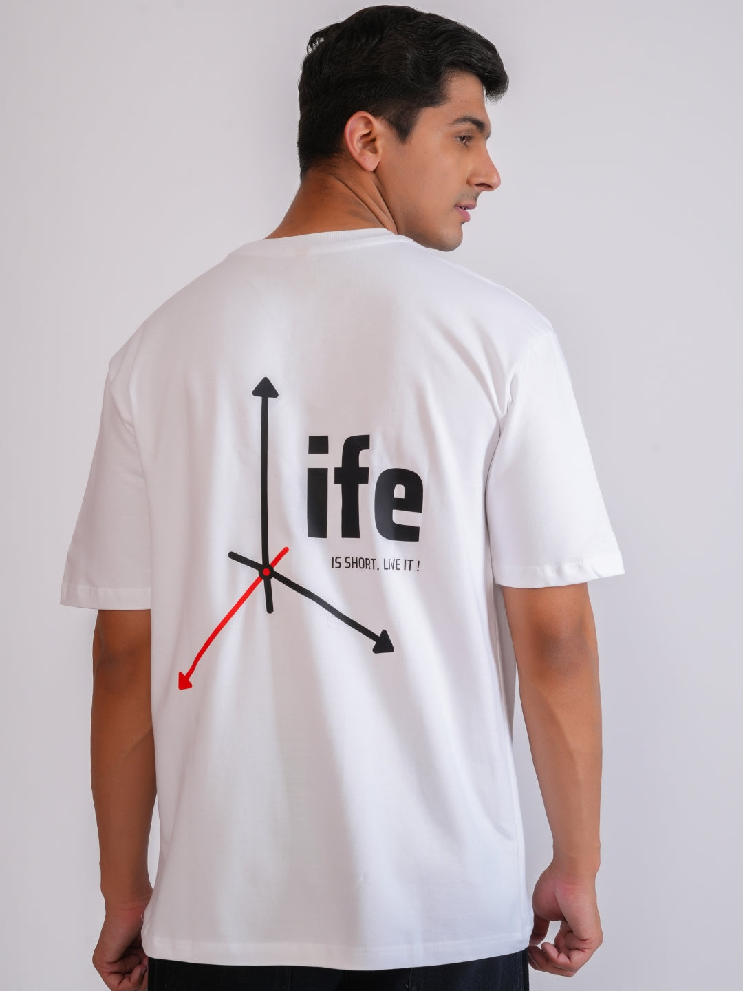 White Alive Oversized