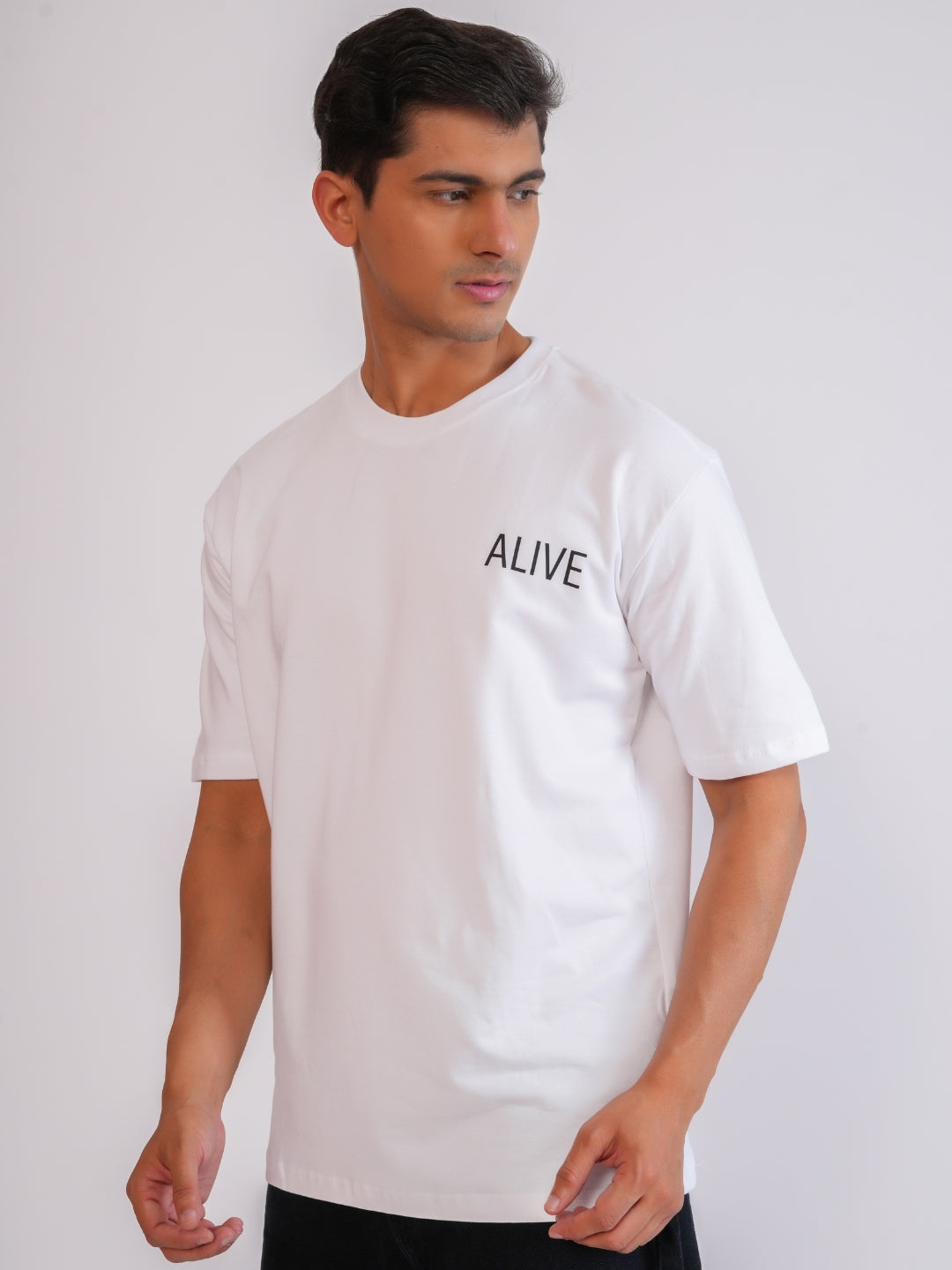 White Alive Oversized