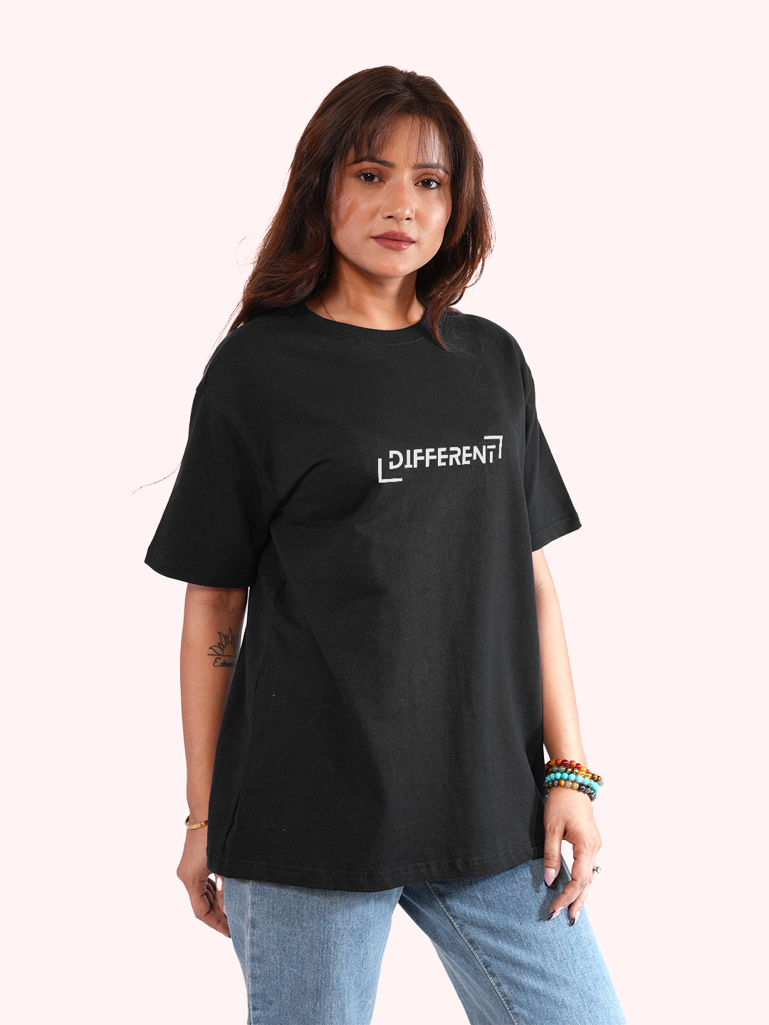 Different Black Oversized