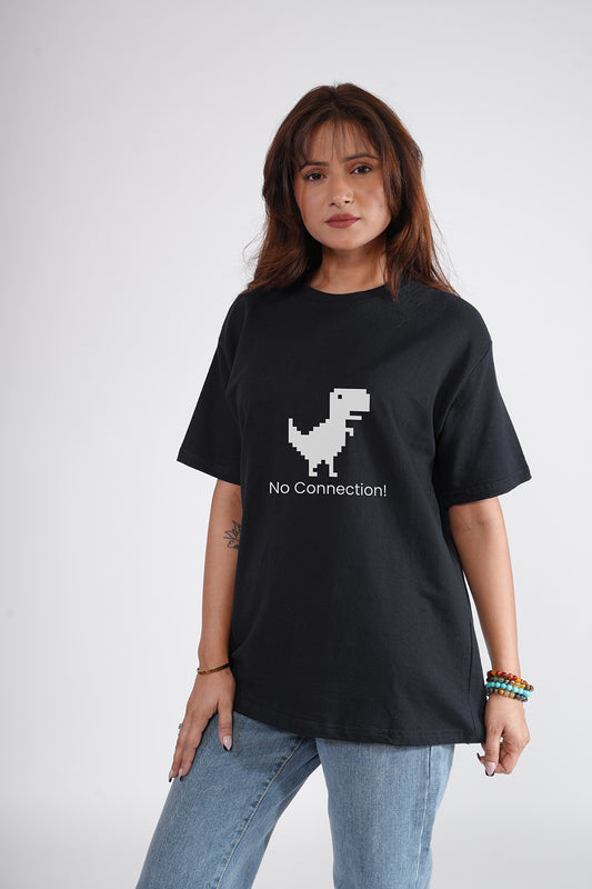 No Connection Black Oversized