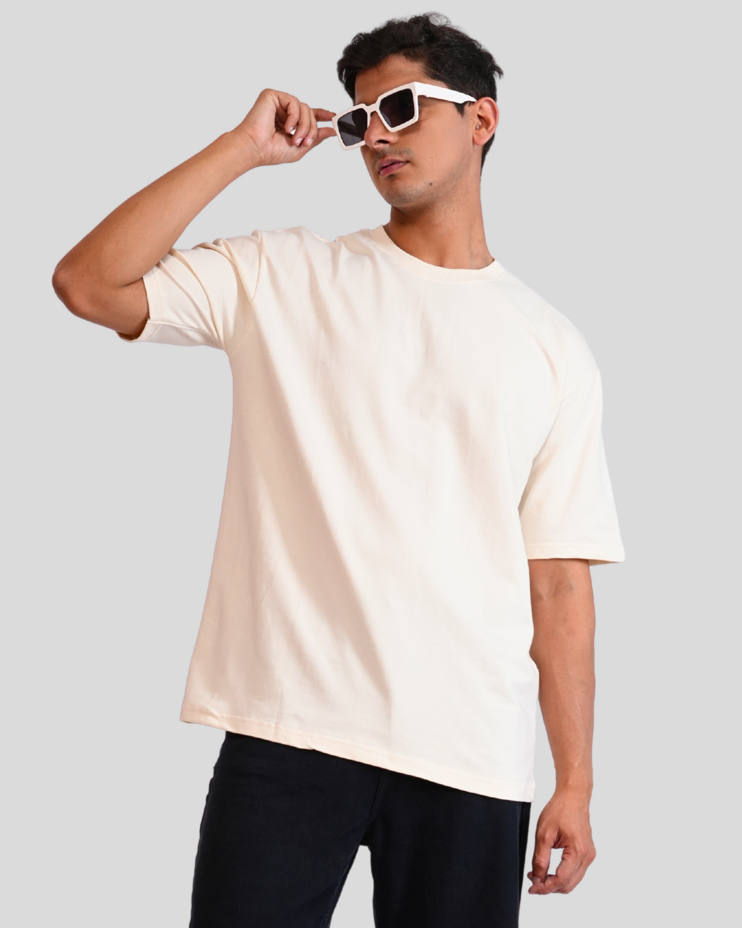 Off-White Cotton Oversized