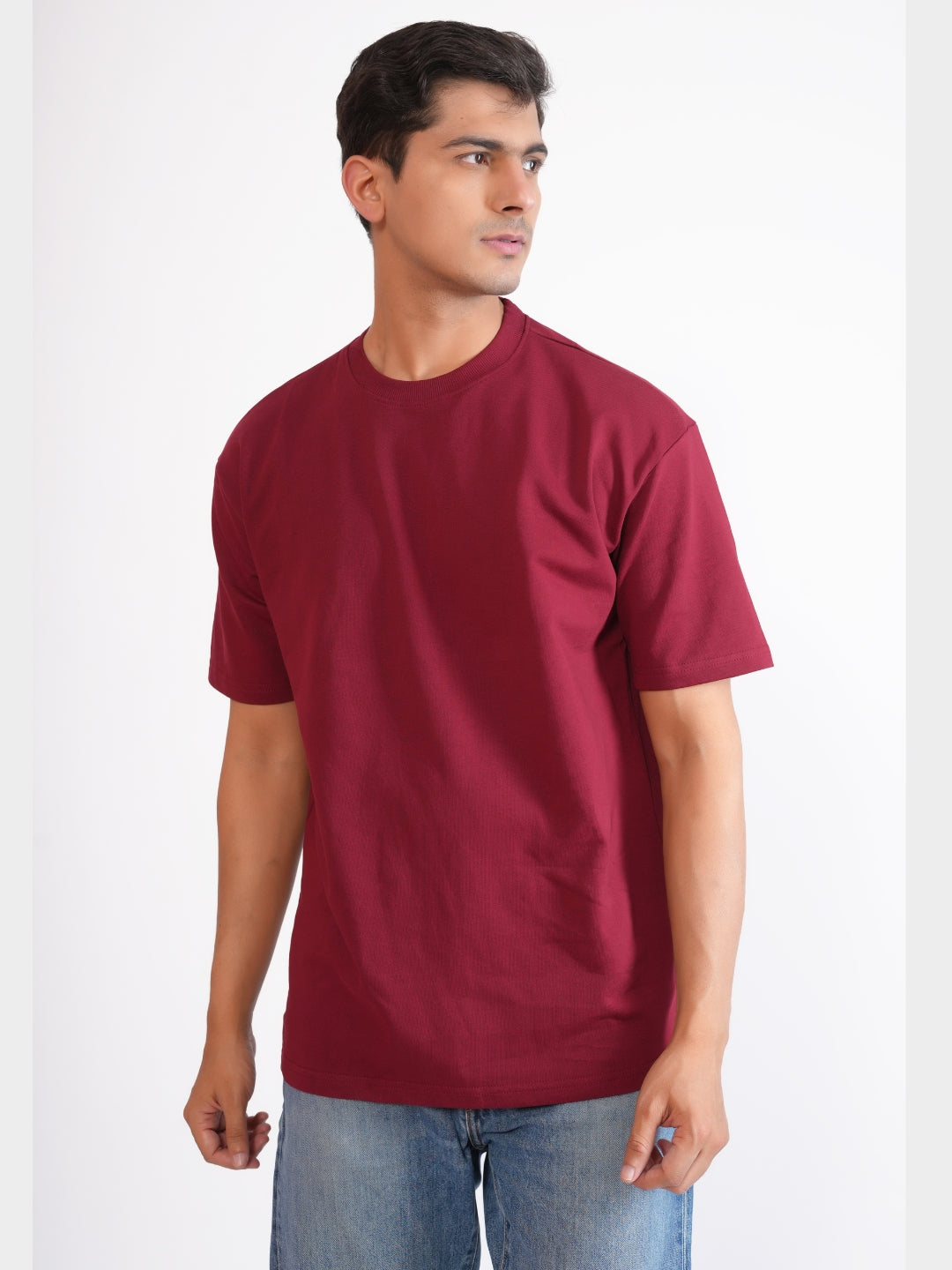 Maroon Oversized T-Shirt